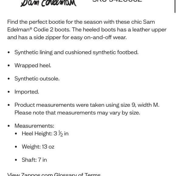 NWOT Sam Edelman Codie 2 black boots size 5.5 - Picture 7 of 7